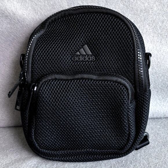 Adidas Concert Festival Weekend Small Black Mini Backpack NWOT - Picture 2 of 6
